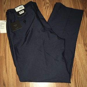M151 slim fit men’s dress pants. Navy blue. 34x30.